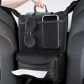 Qirelle Multi-Function Car Seat Storage Organizer — Tissue Holder & Pocket Bag