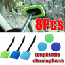 Qirelle Windshield Cleaning Brush Set — Long-Reach Clarity Tools That Make Every Drive Crystal Clear