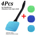 Qirelle Windshield Cleaning Brush Set — Long-Reach Clarity Tools That Make Every Drive Crystal Clear